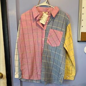 Multicolor Checkered Women’s Flannel